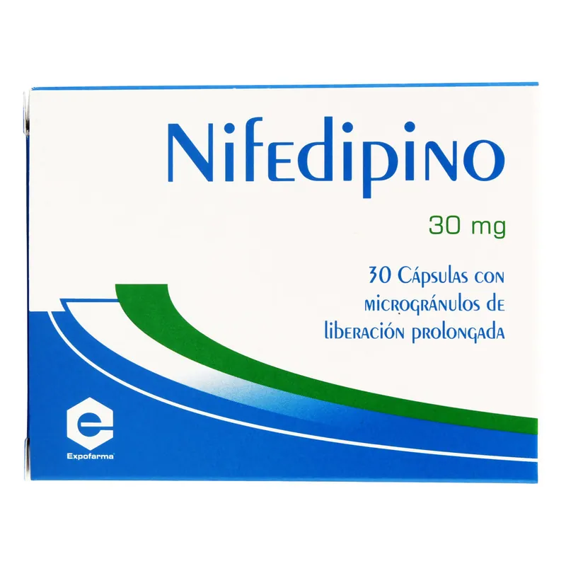 Nifedipino 30 mg 30 cápsulas Ex