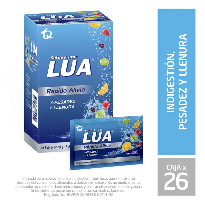 Sal de Frutas Lua 26 sobres