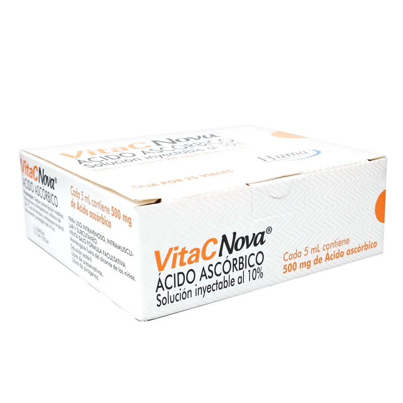 Vitacnova 500 mg/5 mL 25 Viales