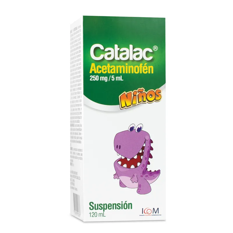 Catalac 250 mg/5 mL suspensión niño 120 mL ICOM