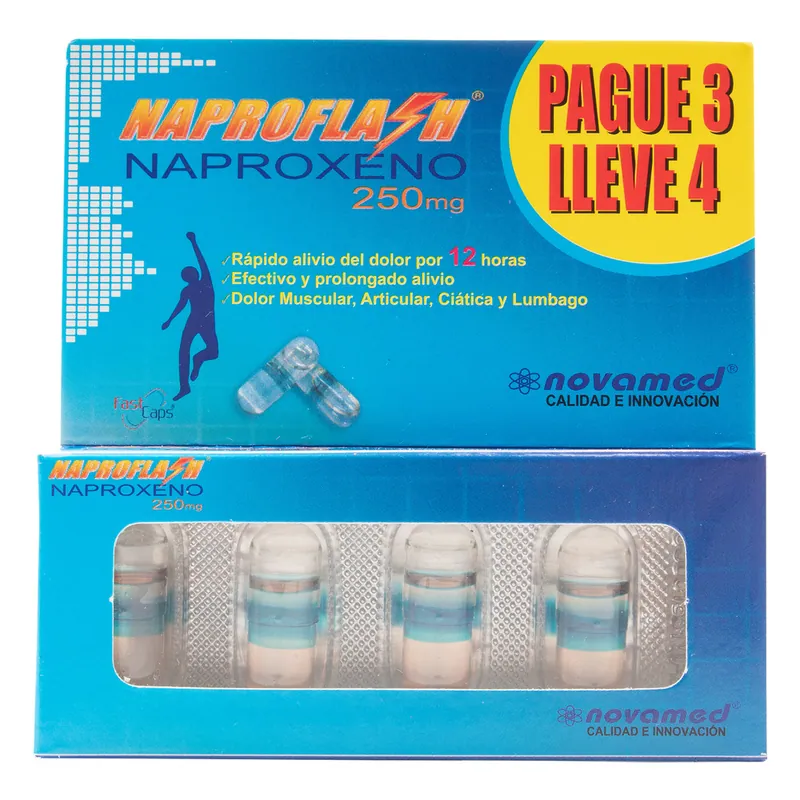 Naproflash 10 blíster Pag 3ll 4 40 cápsulas