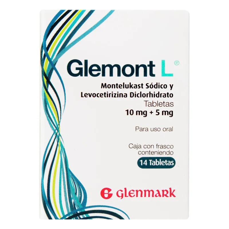 Glemont L 10 mg+5 mg 14 tabletas