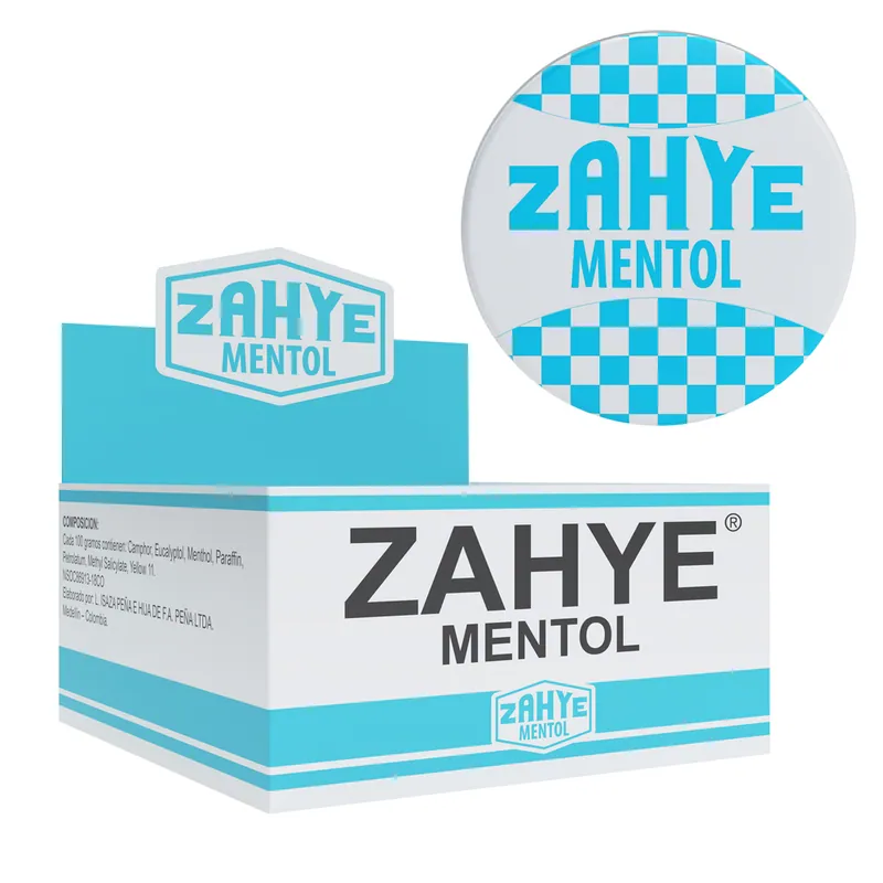 Ungüento Mentol Zahye 12 g 12 unidades