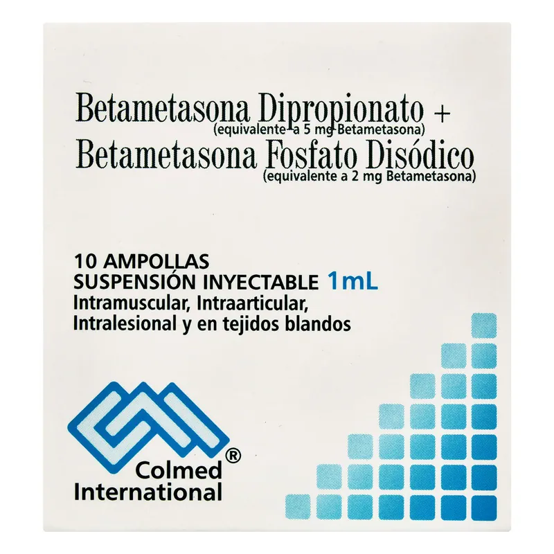 Betametasona Fosfato/dipro 1 mL 10 ampolla PC