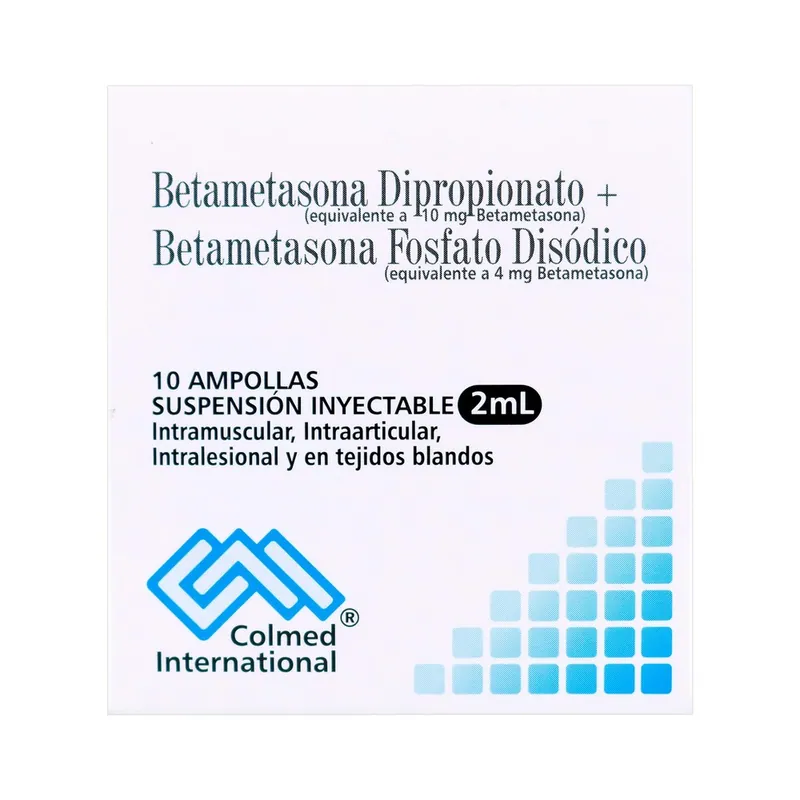 Betametasona Fosfato/di 2 mL 10 ampolla PC