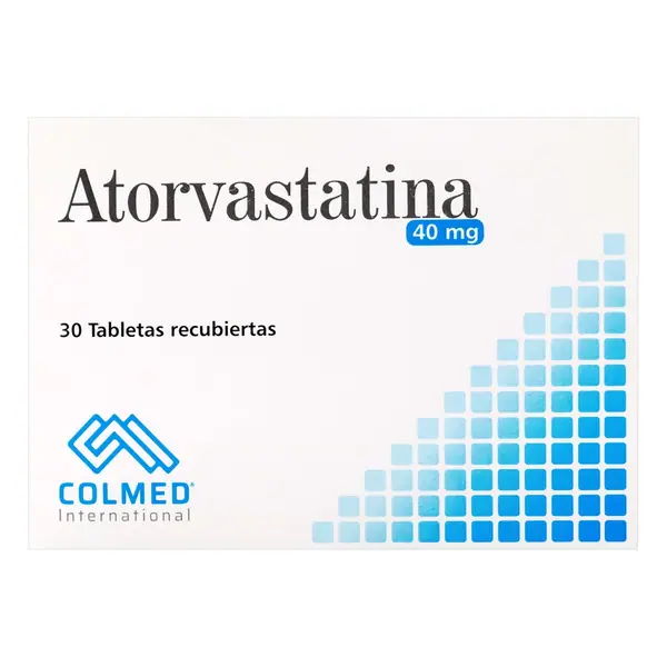 Atorvastatina 40 mg 30 tabletas PC