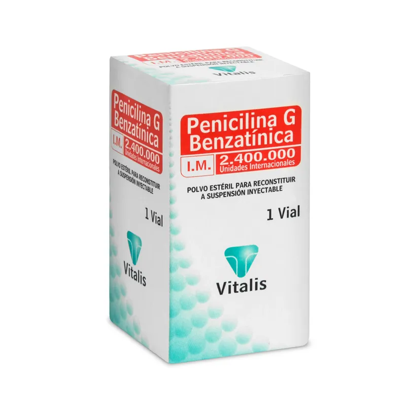 Pen g benzatínica 2.4 Mui 1 ampolla VT