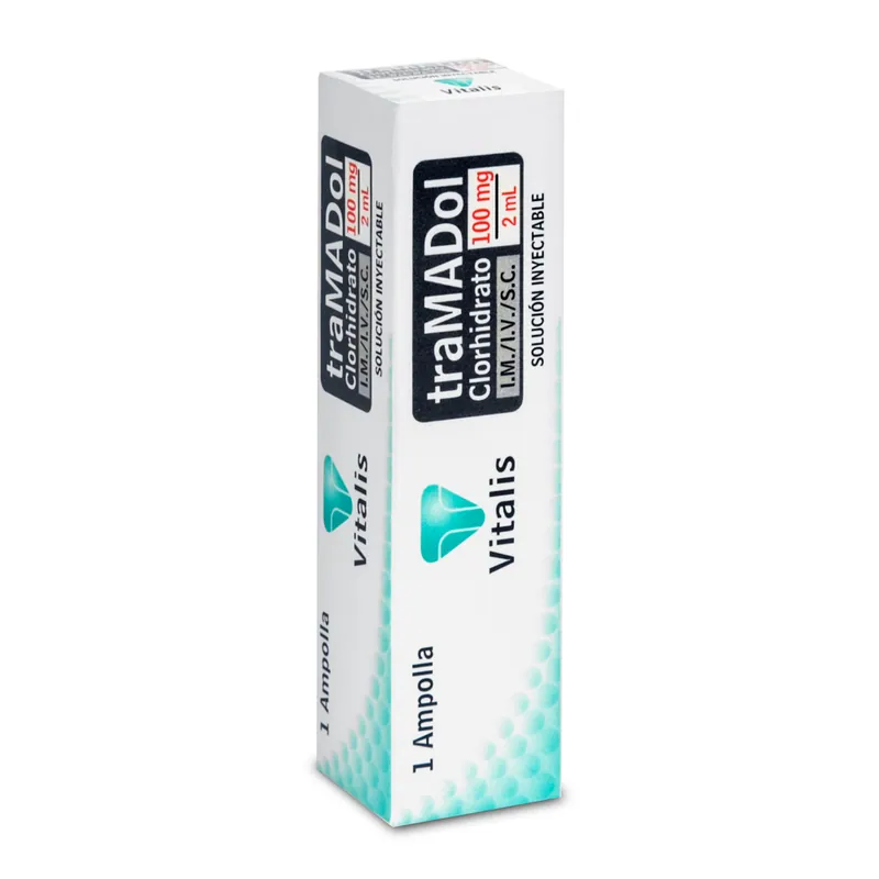 Tramadol 100 mg/2 mL 1 ampollas VT