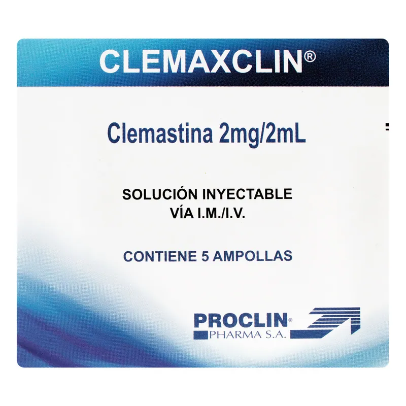 Clemaxclin 2 mg/2 mL Sol Iny 5 ampollas