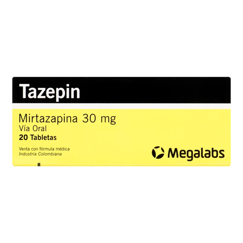 Tazepin 30 mg 20 tabletas