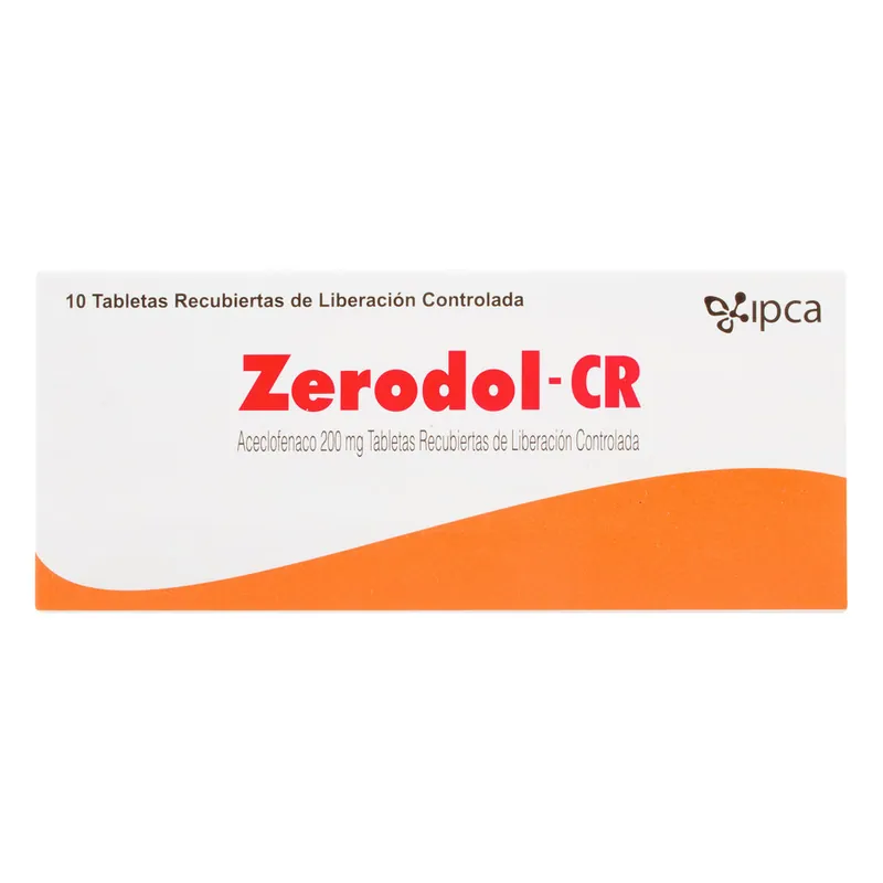 Zerodol 200 mg 10 tabletas