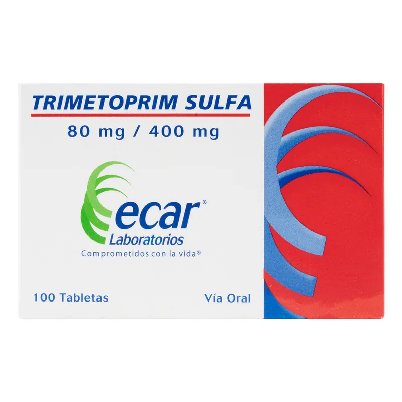 Trimetoprim Sulfa 80-400 100 tabletas EC
