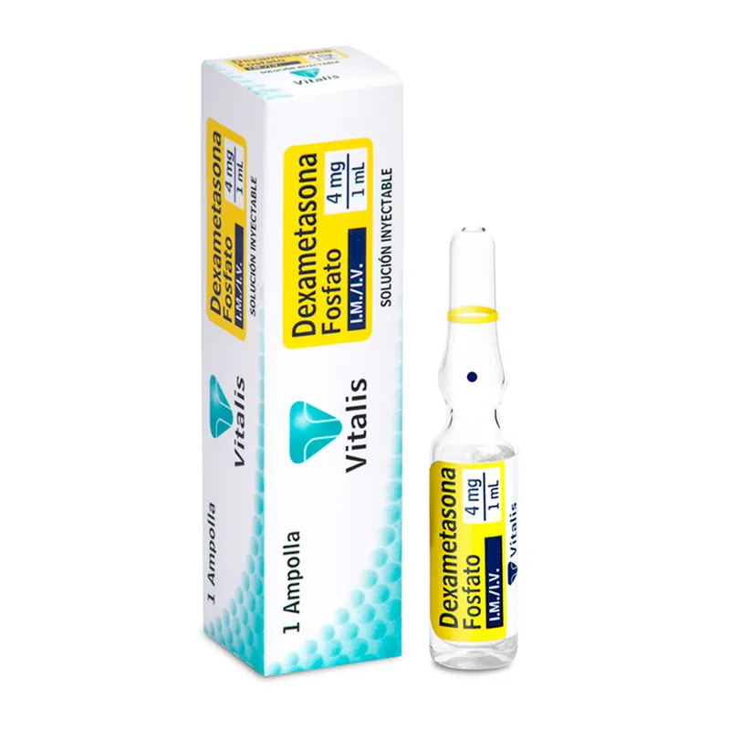 Dexametasona 4 mg/1 mL 1 ampollas VT