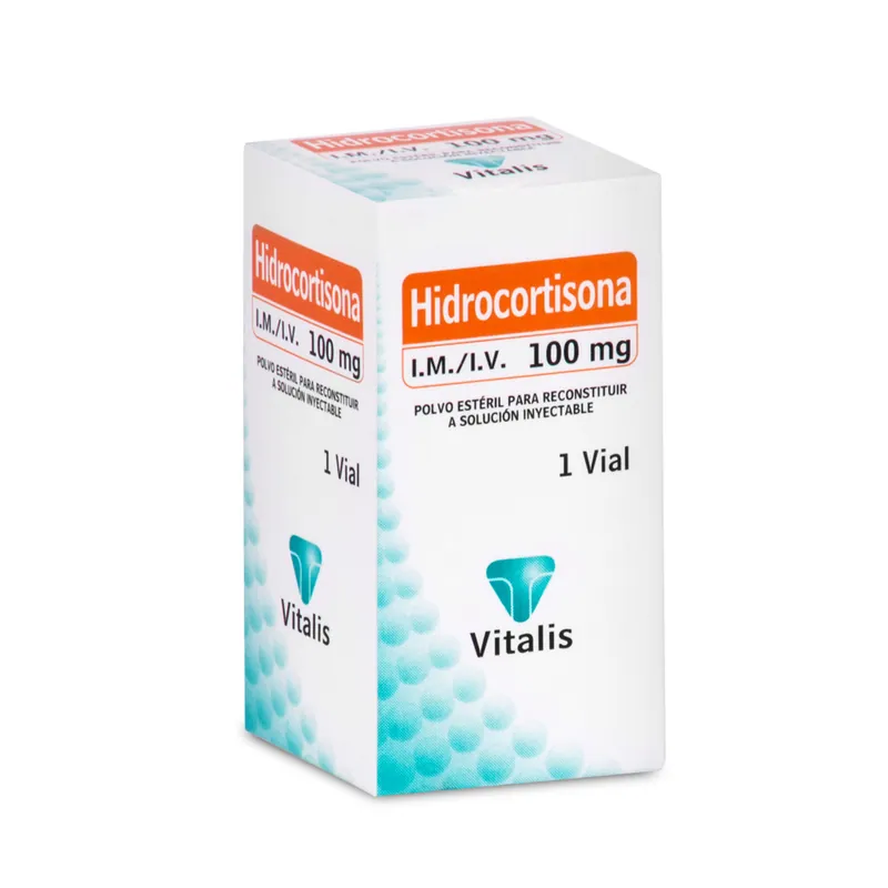 Hidrocortisona 100 mg 1 ampollas VT