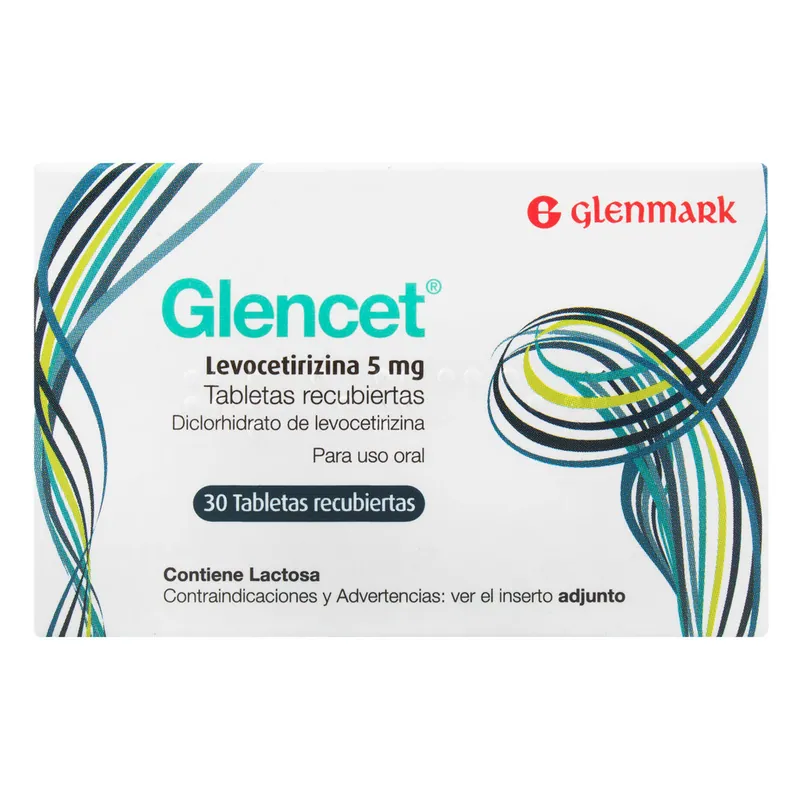 Glencet 5 mg 30 tabletas