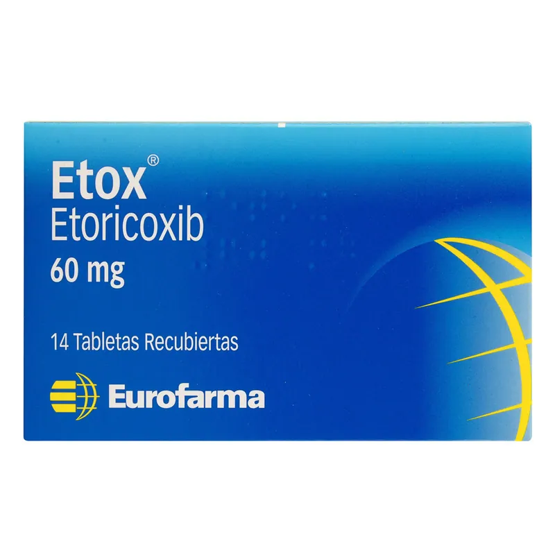 Etox 60 mg 14 tabletas