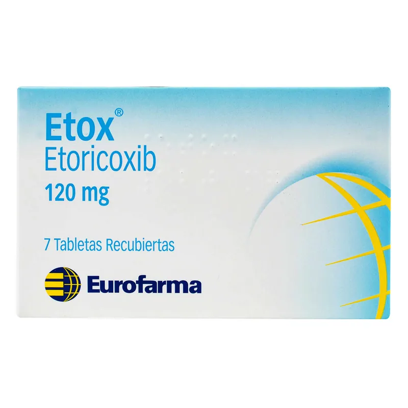 Etox 120 mg 7 tabletas