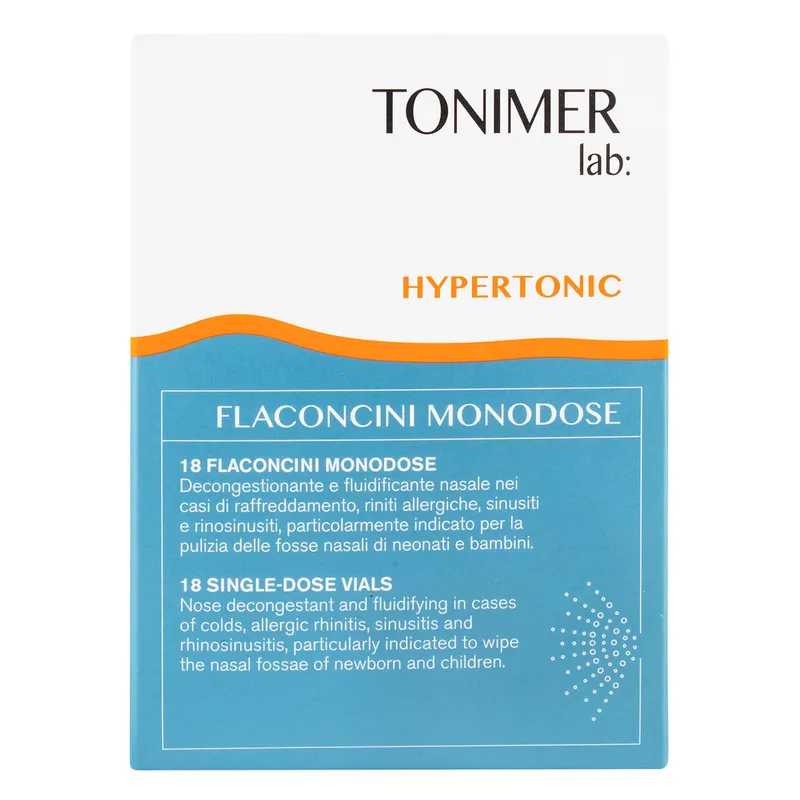 Tonimer Lab hipertónico 5 mL 18 Vial