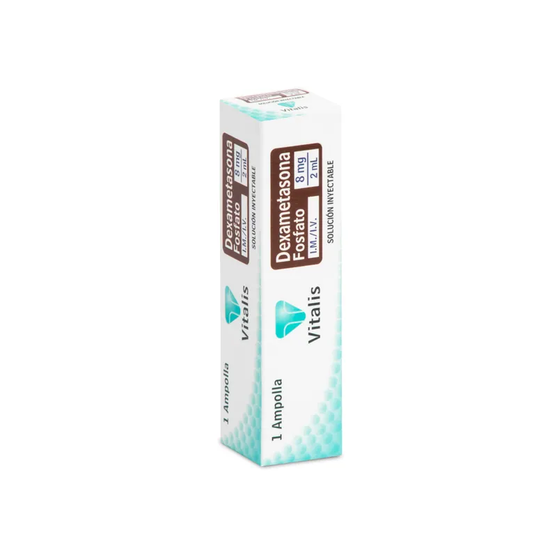 Dexametasona 8 mg/2 mL 1 ampollas VT