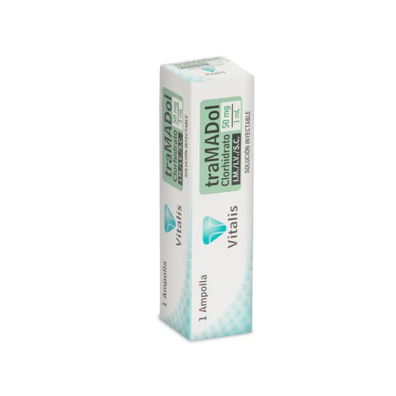 Tramadol 50 mg/1 mL 1 ampollas VT