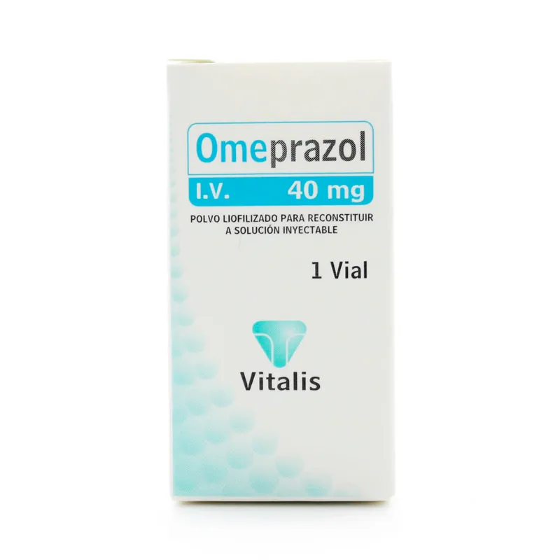 Omeprazol 40 mg/1.5 mL 1 ampollas VT