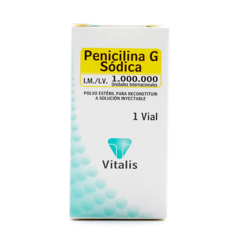 Pen g sódica 1 Mui 1 ampollas VT