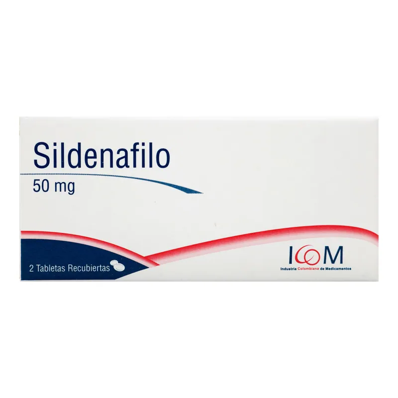 Sildenafil 50 mg 2 tabletas