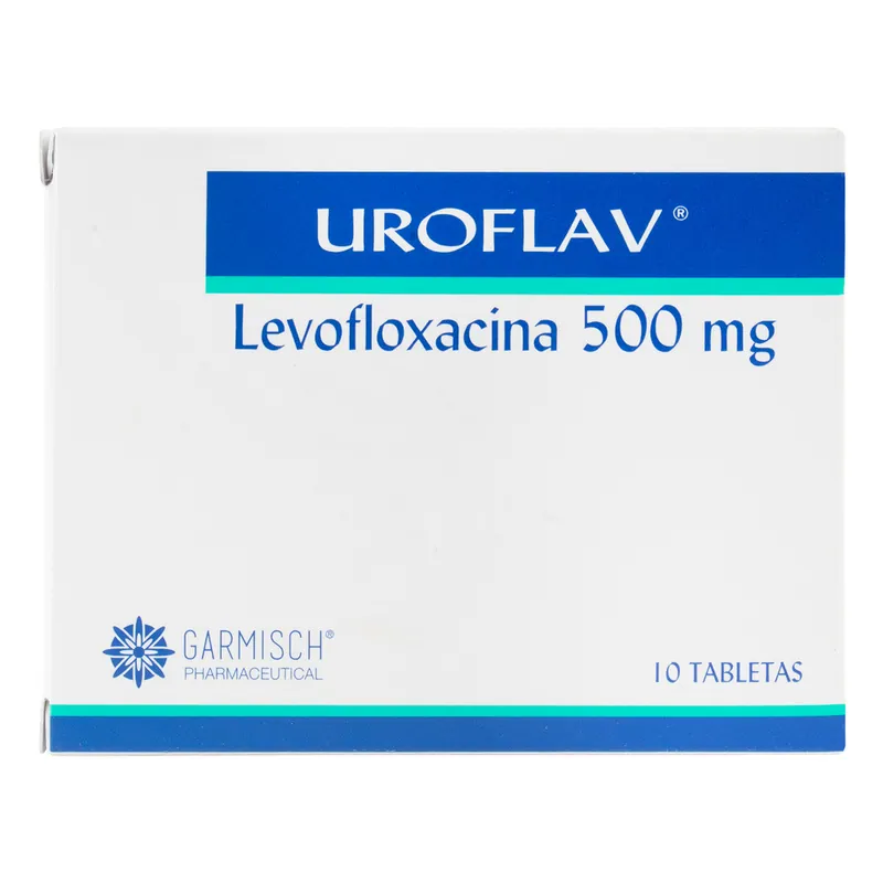 Uroflav 500 mg 10 tabletas