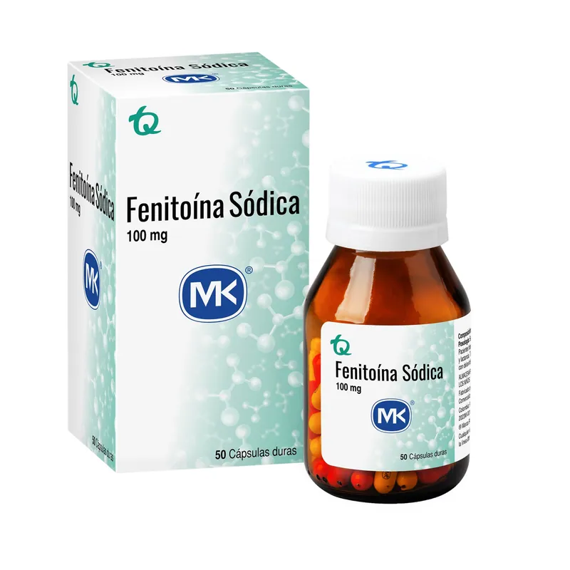 Fenitoina 100 mg 50 cápsulas MK