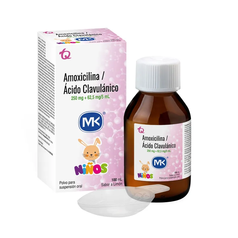 Amoxicil 250 Mg+a Clav 62.5 mg 100 mL MK