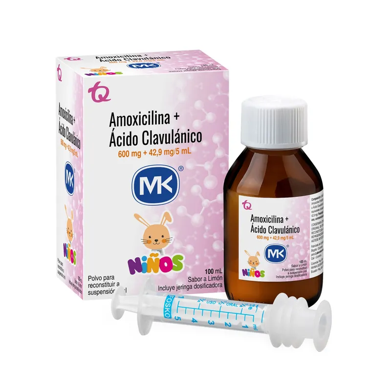 Amoxicil 600 Mg+a Clav 42.9 mg 100 mL MK