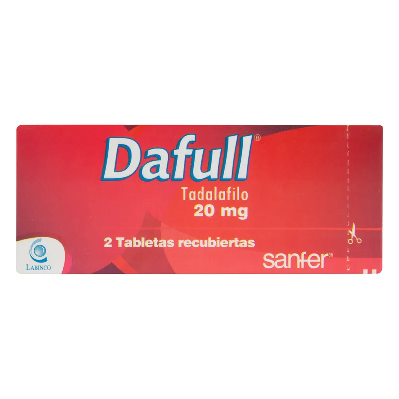 Dafull 20 mg 2 tabletas