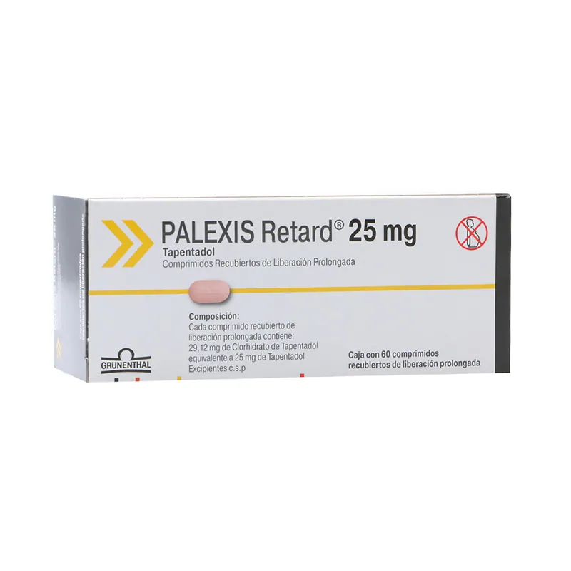 Palexis Ret 25 mg 60 tabletas