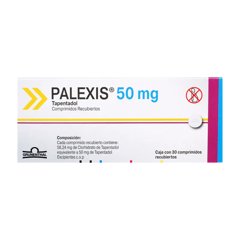 Palexis 50 mg 30 tabletas