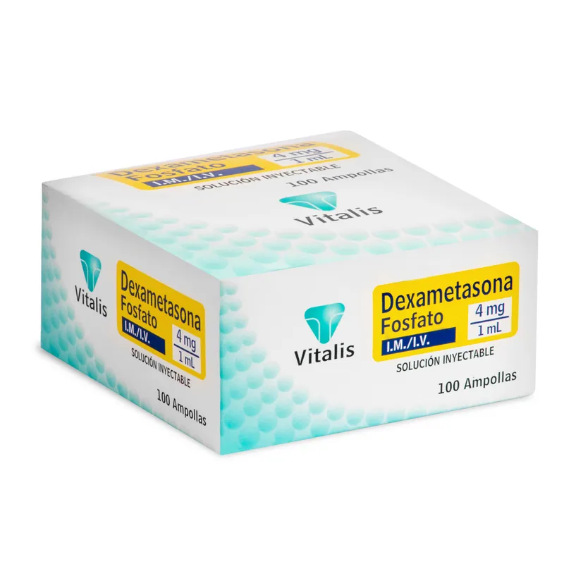 Dexametasona 4 mg/1 mL 100 ampollas VT