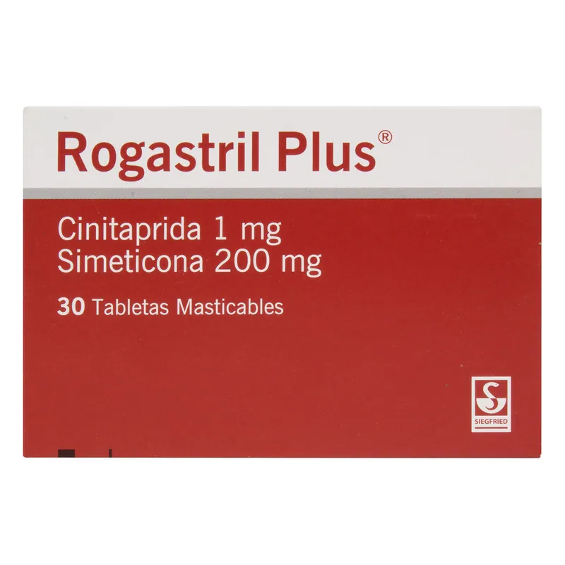 Rogastril Plus 1 mg/200 mg 30 tabletas Mastic