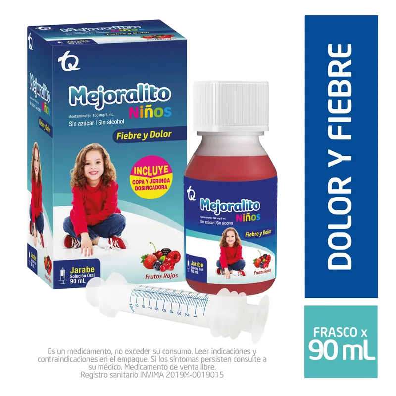 Mejoralito jarabe 160 mg /5 mL 90 mL