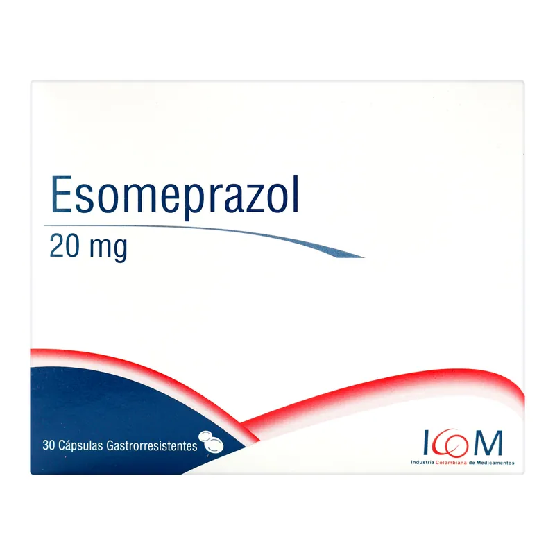 Esomeprazol 20 mg 30 cápsulas ICOM