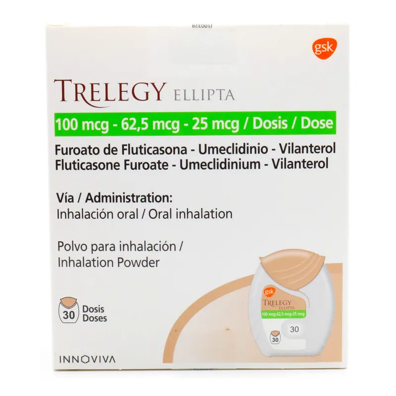 Trelegy Ellipta 100/62.5/25 mg 30do