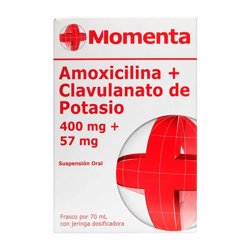 Amoxic.+clavulanato Pot 400 mg+57 mg 70 mL