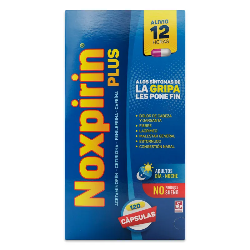 Noxpirin Plus 120 cápsulas
