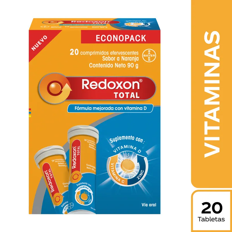 Redoxon Total Efer 20 tabletas Econopack