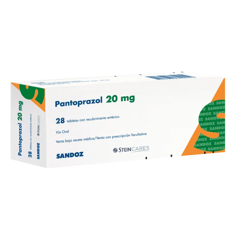 Pantoprazol 20 mg 28tbs Gastrorresistente
