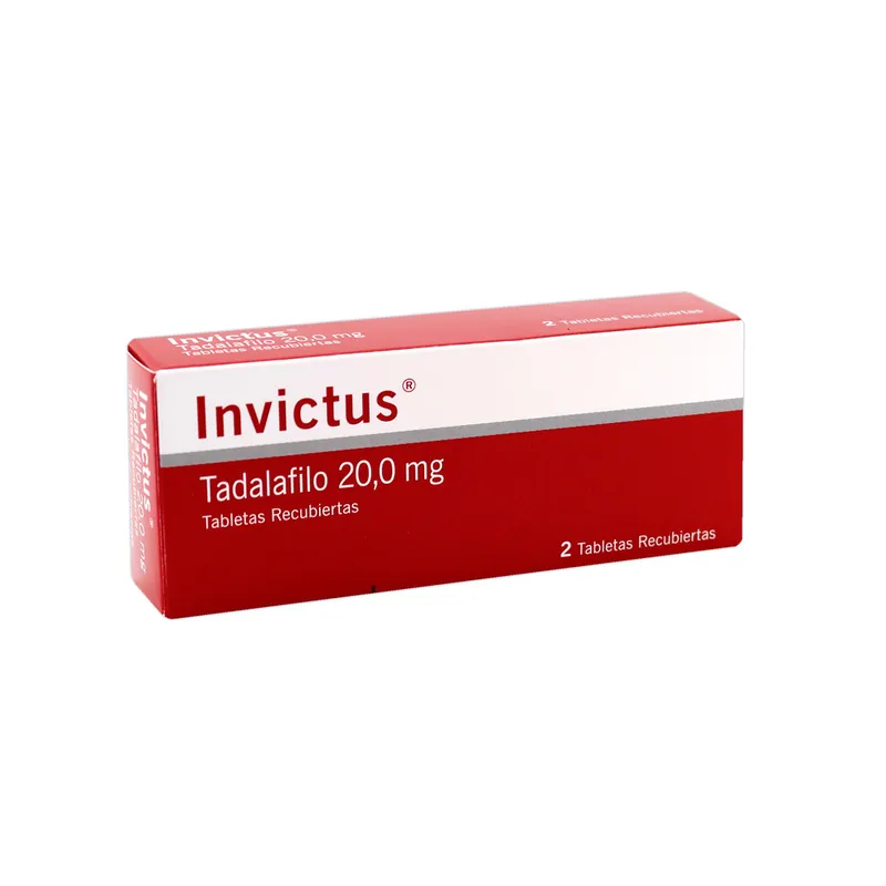 Invictus 20 mg 2 tabletas Recub