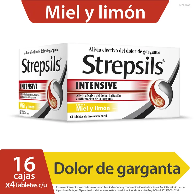 Strepsils Intensive 8.75 mg x 64 tabletas