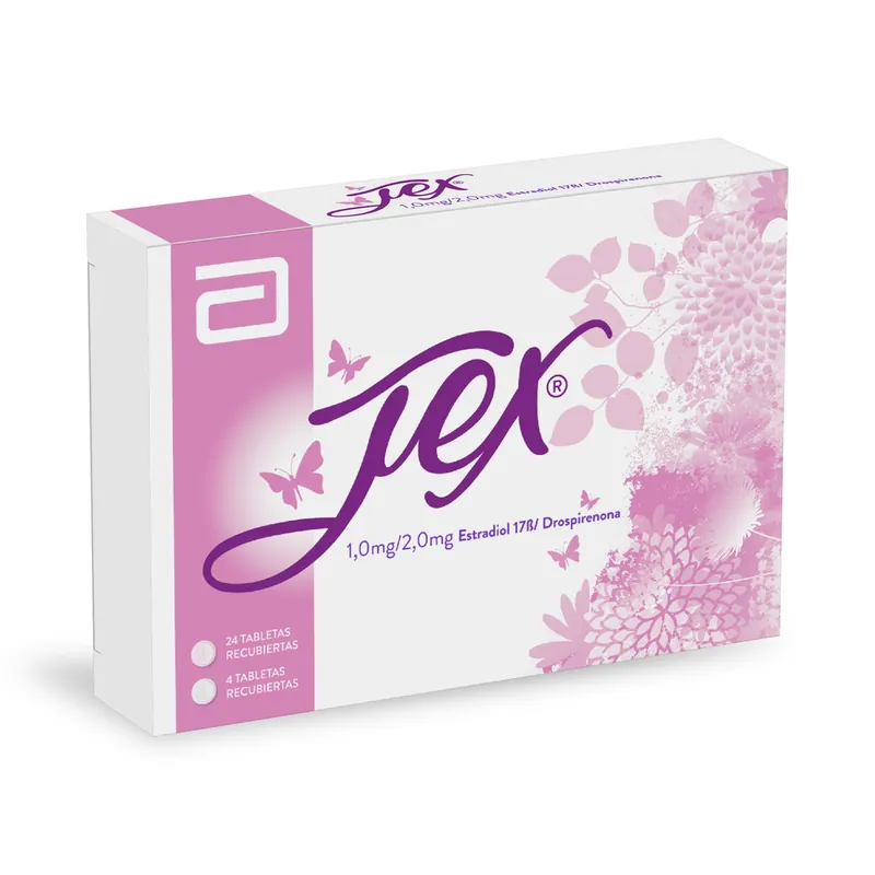 Jex 1 mg/2 mg 28 tabletas Recub