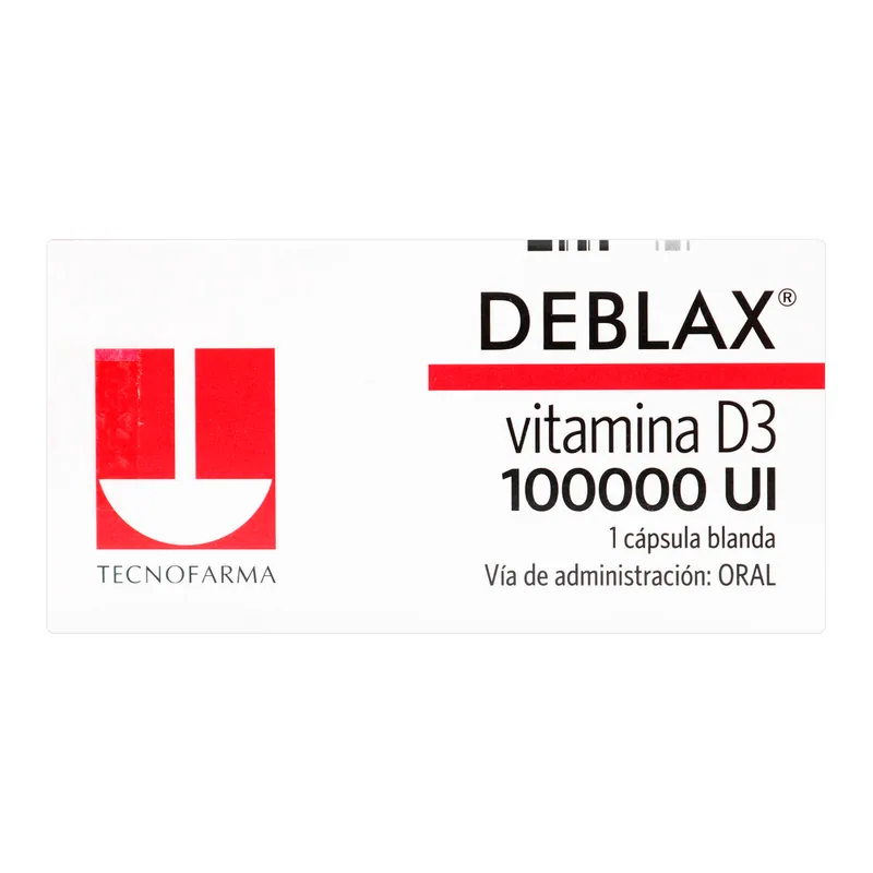 Deblax Vitamina D3 100000 UI 1 cápsulas