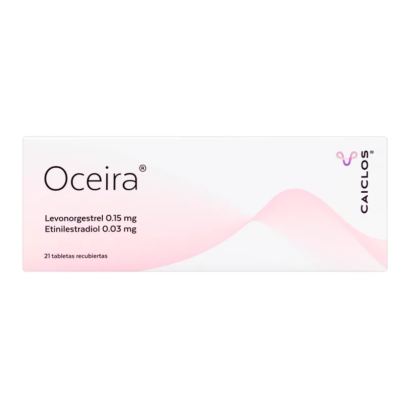 Oceira 0.15/0.03 mg 21 tabletas recubiertas