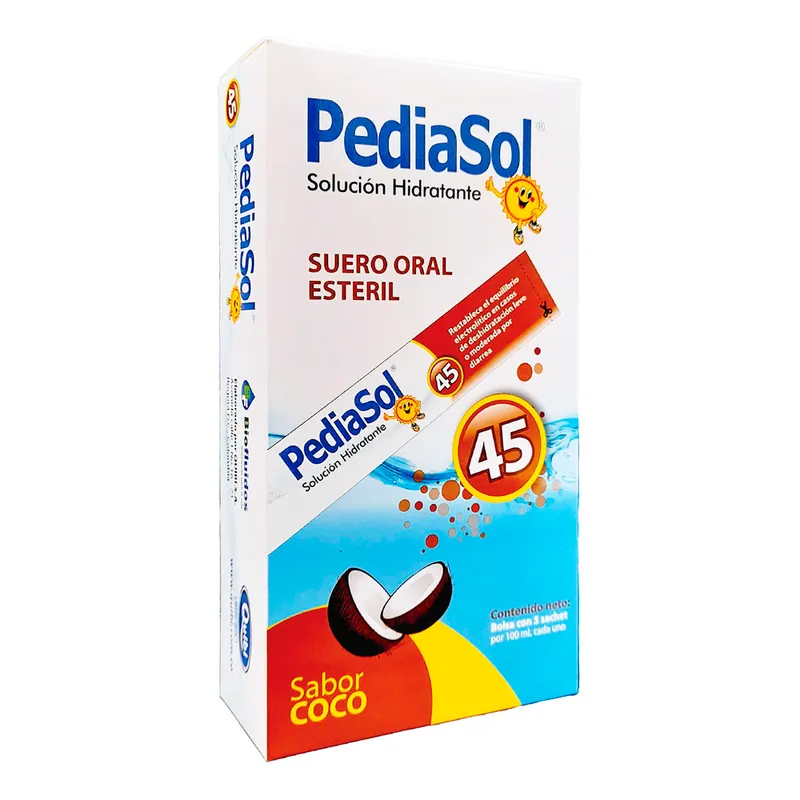 Pediasol 45 Coco 100 mL Dis 5 sobres