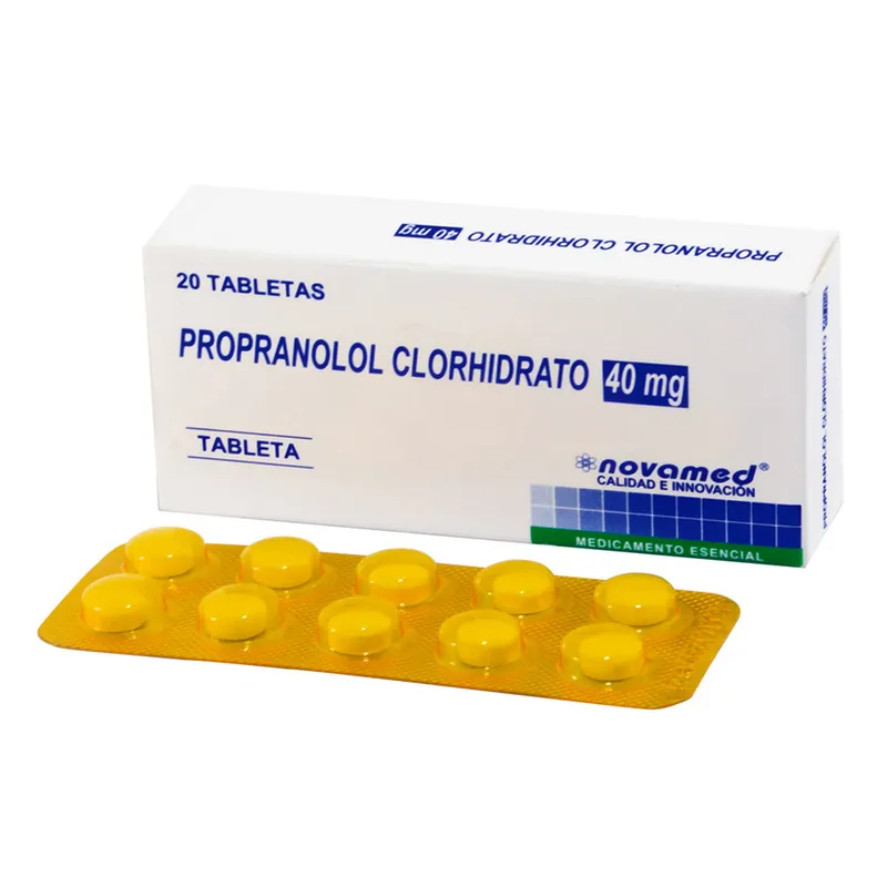 Propranolol 40 mg 20 tabletas Nv
